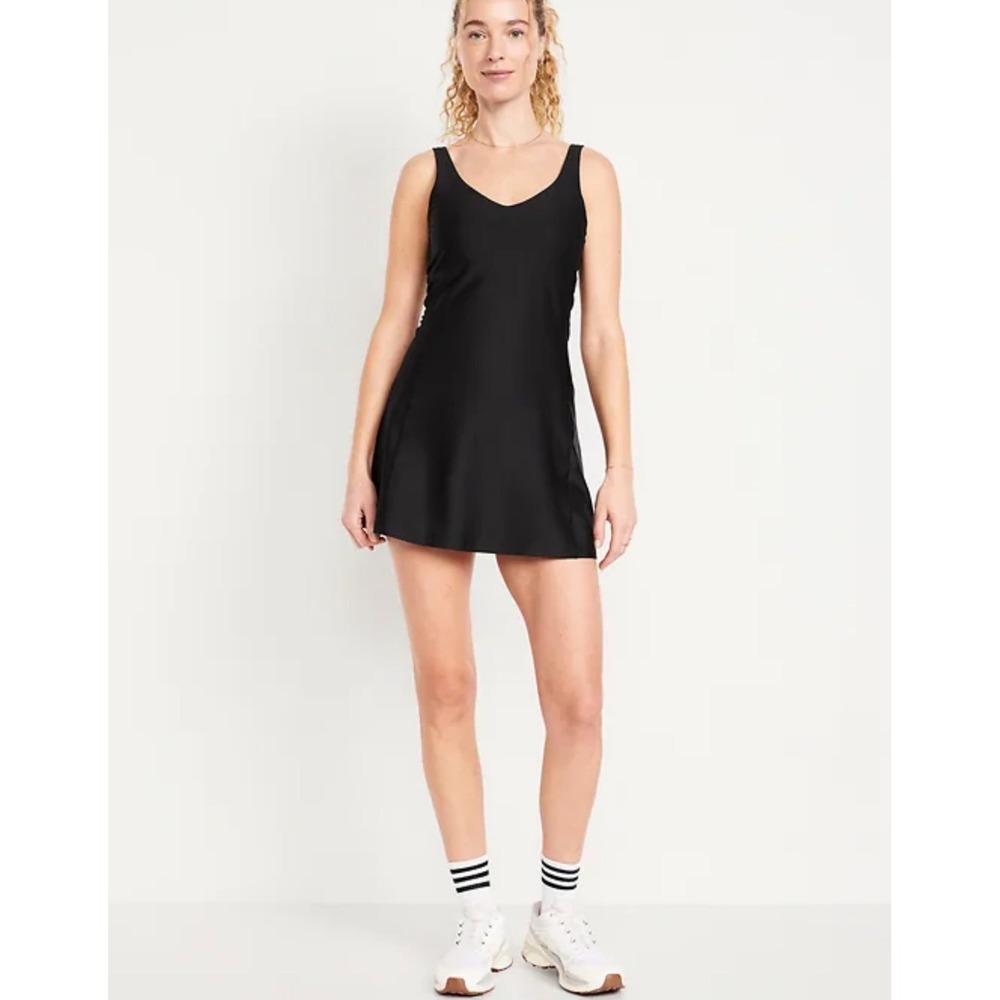 NWT Old Navy PowerSoft Athletic‎ Razorback Pull On Tennis Mini Dress  XL Petitie